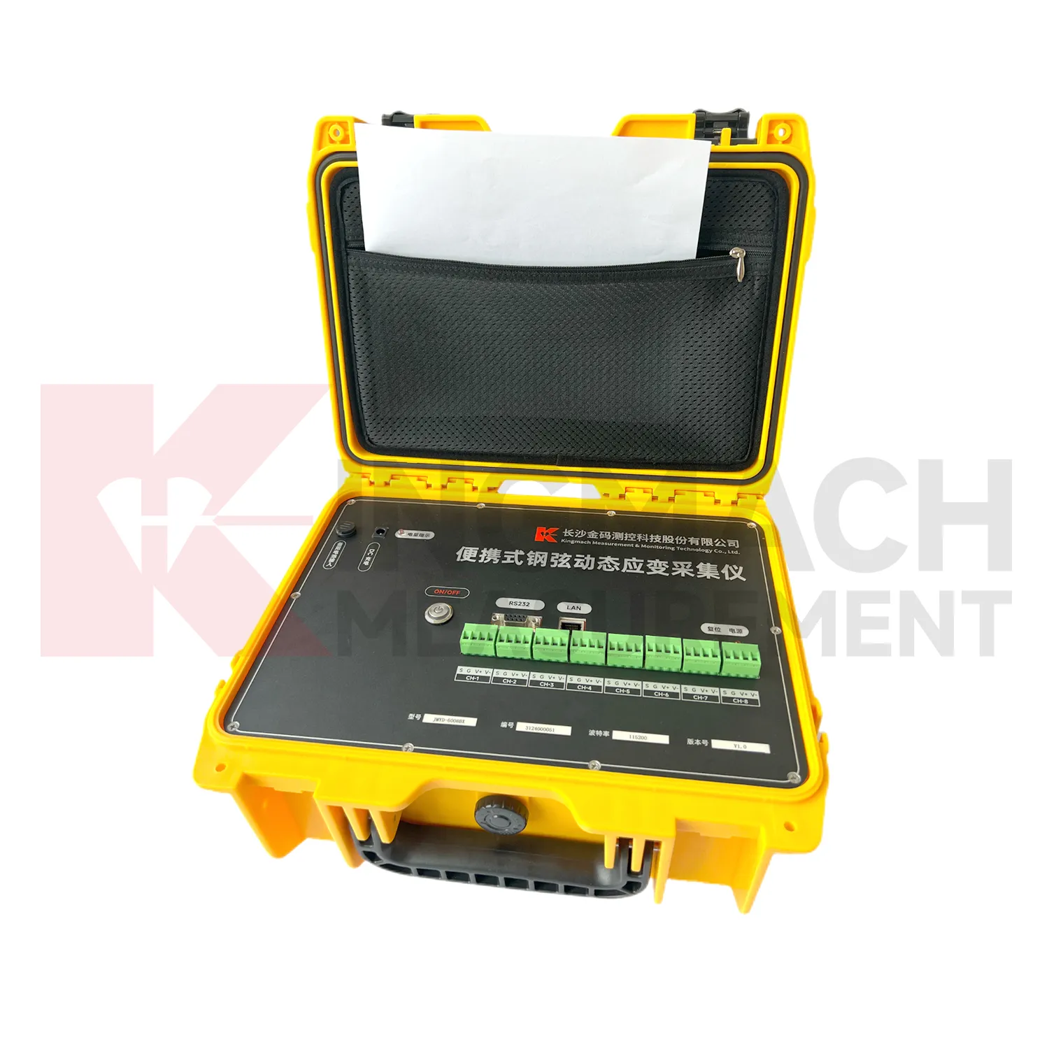 Draagbare vibrerende draad dynamische spanningsregistratie uitlezing JMYD-6008BX